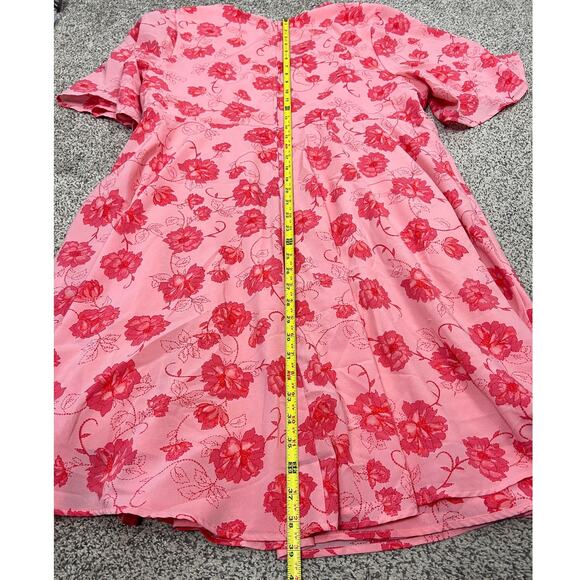 Torrid Womens 2X Feminine Romantic Bloomcore Cottagecore Floral Wrap Dress - Picture 13 of 13